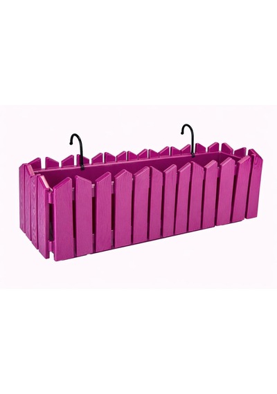 Omnipazar Ozn-616 Efes Askılı Balkon Saksı Takımı 9 Litre No:2 Vişne 102