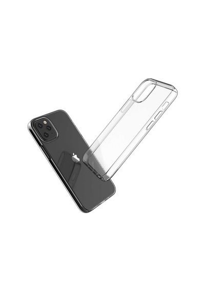 Rba Aksesuar Apple Uyumlu iPhone 12 Mini Kılıf Rba Süper Silikon Kapak - Renksiz Çok Renkli