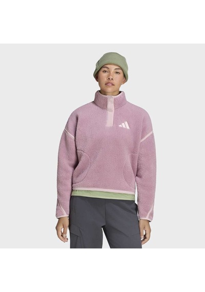 Adidas Ks2335 W Mt Ess Hp Kadın Eşofman Üstü-polar Pembe