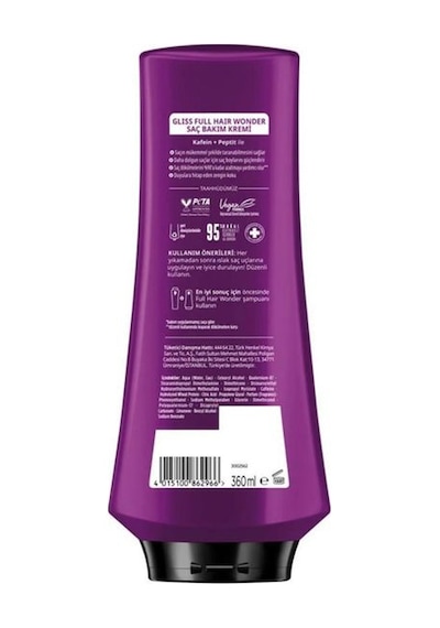 Gliss Saç Kremi 360ml. Full Hair Wonder 90638963