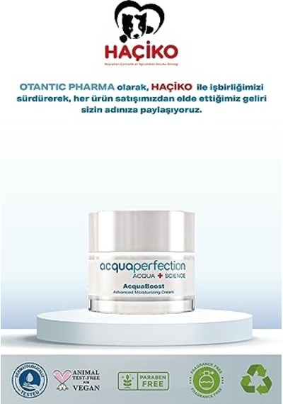 Acquaboost Yoğun Nemlendirici &amp Uva-uvb Güneş Koruma Spf 30, Besleyici, Yenileyici, Nemlendirici Yüz Kremi 50ml,