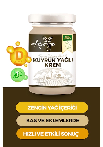 Aselya Kuyruk Yağlı Bamya Tohumu Masaj Kremi 100 ML