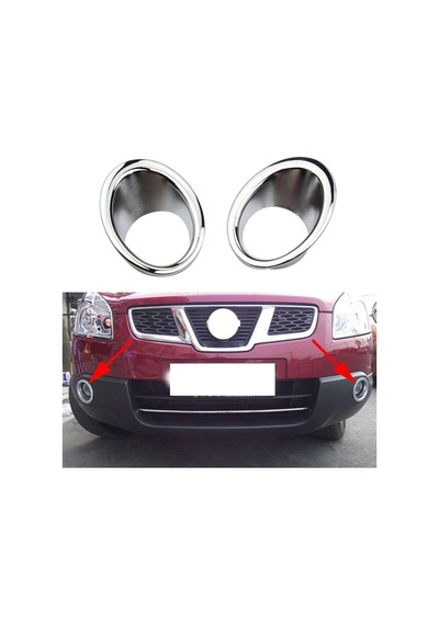 Nissan Qashqai 2006 2009 Sis Lambası Kaplama Krom