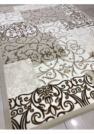Flora Halı Elit 0129 A Bej Kemik 165X230 Krem 4 M2 Halı !