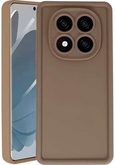 Newface Xiaomi Redmi Note 14 Pro 5g Kılıf Viera Silikon - Kahverengi