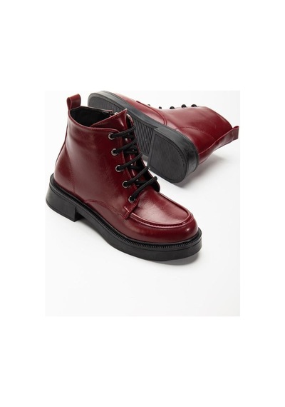 Alemdarshop 02-2001 Bordo Kırışık Rugan Bağcıklı Fermuarlı Günlük Kadın Bot Alemdarshop 02-2001 Bordo Kırışık Rugan Bağcıklı Fermuarlı Günlük Kadın Bot