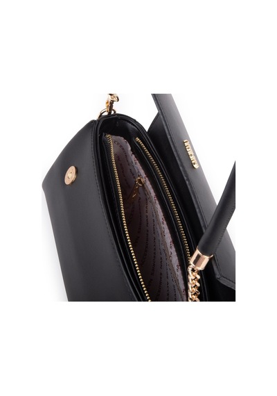 Nas Bag Kadın Sade Şık Omuz Ve Çapraz Çanta En 24 Cm Boy 12 Cm Siyah Diğer