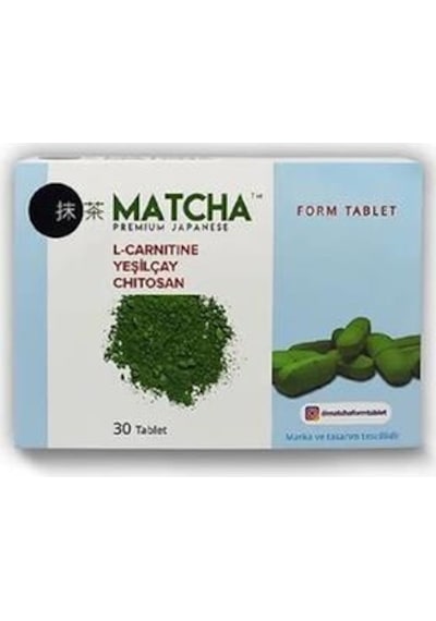 Matcha L-carnitine Yeşil Çay 30 Tablet