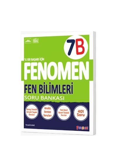 7. Sınıf Fen Bilimleri B Fenomen Soru Bankası