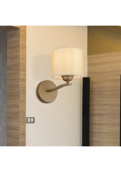 Keria Tekli Eskitme Şapkalı Eskitme Duvar Lambası Yatak Odası Yatak Başı Banyo Için Modern Aplik Eskitme