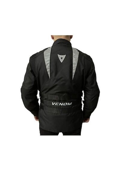 Venom Motosiklet Montu Tourex 4 Mevsim Ce Sertifikalı Long Touring Motorcu Mont Siyah