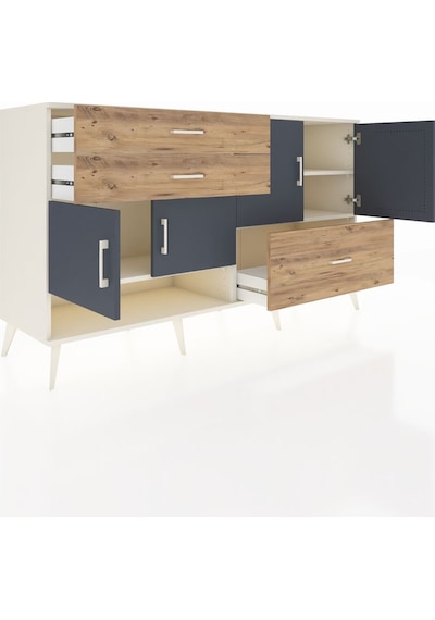 Hyperion Konsol 3 Raflı 3 Çekmeceli 4 Kapaklı 176x44x99 Aytaşı-an Aytaşı-antrasit/çam Hyperion Konsol 3 Raflı 3 Çekmeceli 4 Kapaklı 176x44x99 Aytaşı-an Aytaşı-antrasit/çam