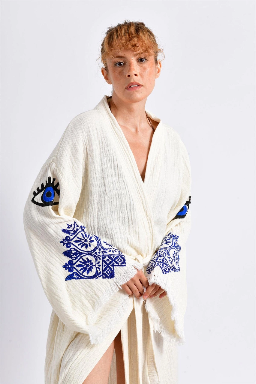 Brandsmithshop Naturel Mystic Eye Kimono Çok Renkli