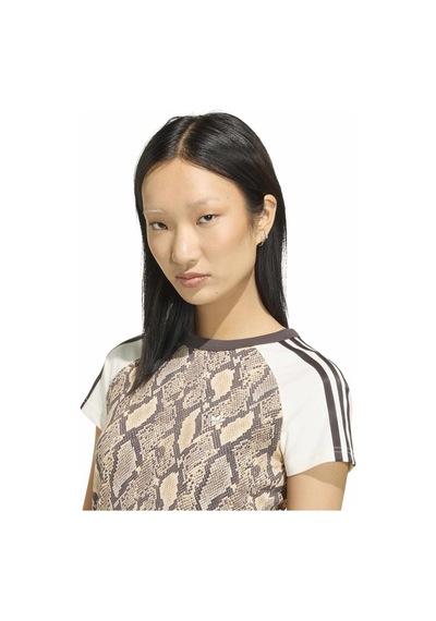 Adidas Lınen/magbeı Calı Tee Bej
