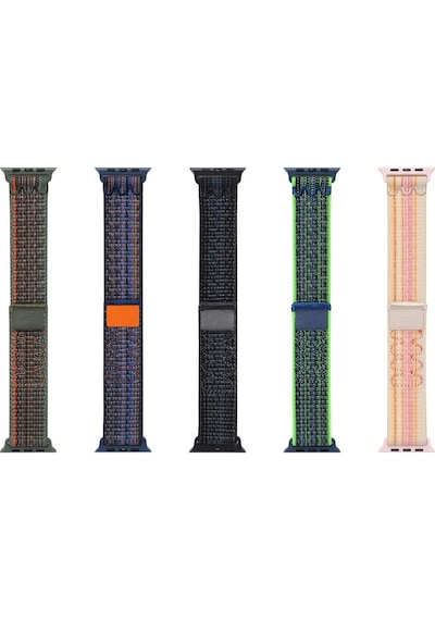Apple Uyumlu Watch 40mm Krd-91 Hasır Kordon Strap Kayış