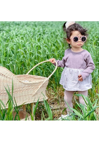 3-8 Yaş Cool Ayıcık Çocuk Güneş Gözlüğü 400 Uv Koruma -koyu Pembe