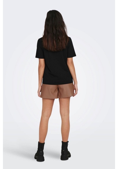 Only Onlonly S/s Tee Jrs Noos Kadın Mavi T-shirt - 15270390 siyah