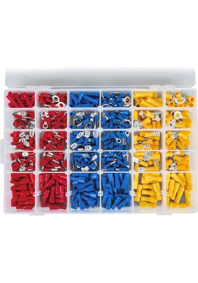 Powermaster Pm-25982 Muhtelif Ölçülerde Kablo Pabuç 480'li Paket