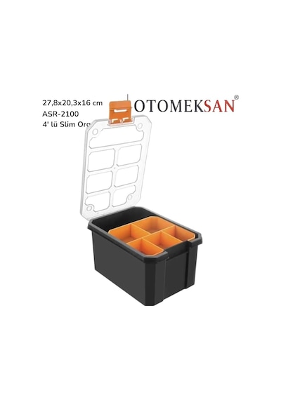 4'lü Slim Organizer Set Çok Renkli
