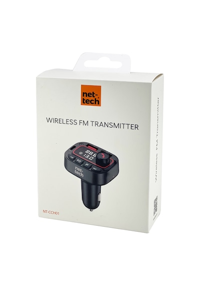 Nettech Nt-cch01 30w Bluetooth Fm Transmitter Araç Şarj Aleti Siyah