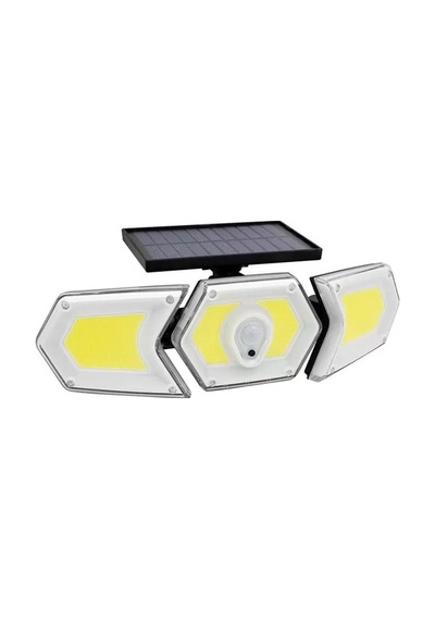 Solar Güneş Enerjili Geniş Açılı Çift Kanatlı Cob Ledli 3 Modlu İndüksiyon Lambası W774b