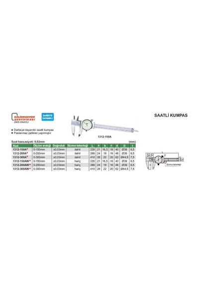 Insıze 1312-200 Saatli Kumpas