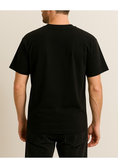 Hugo Boss Buttercup Baskılı T-shirt Siyah
