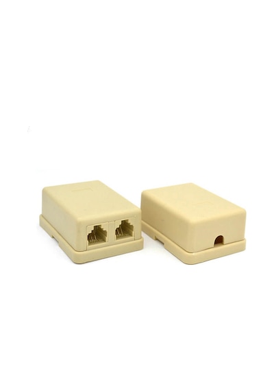 2 Port Telefon Terminal Dağıtım Kutusu Bağlantı Buatı Rj11 6p4c