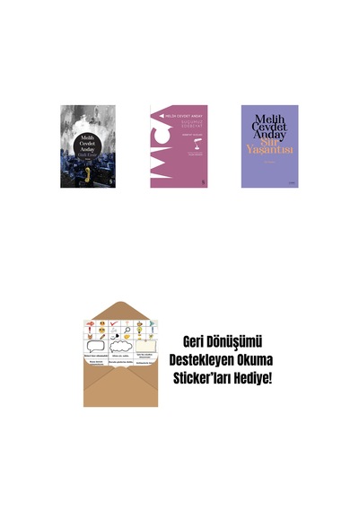 Gizli Emir Ciltli + Suçumuz Edebiyat + Şiir Yaşantısı - Şiir Yazıları + Okuma Sticker'ları