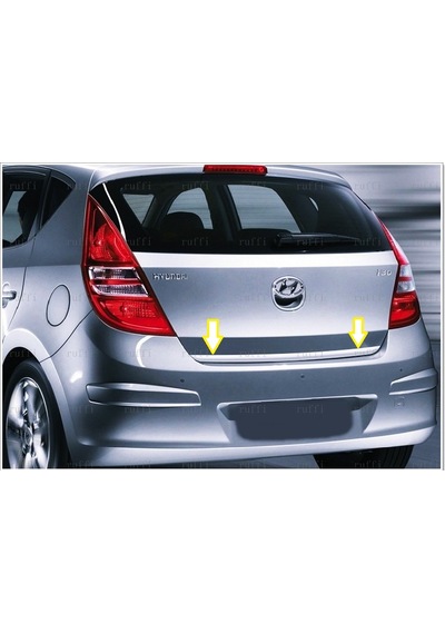 Ebal Otomotiv Hyundai i30 HB Krom Bagaj Alt Çıtası 2006-2011 ARASI P. Çelik
