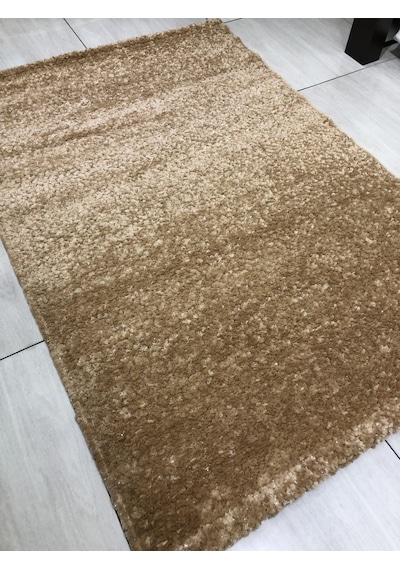 Saray Halı Gizem 125X180 El Örgüsü Düz Renk Açık Kahve Halı !