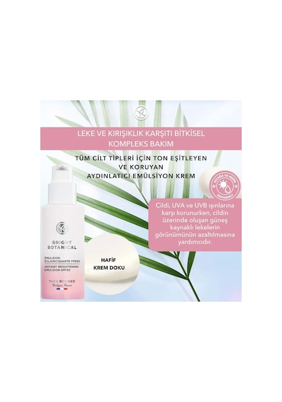 Aydınlık & Uv Koruma Etkisi: Spf 30 Leke Ve Kırışıklık Karşıtı Emülsiyon Krem - 50 Ml