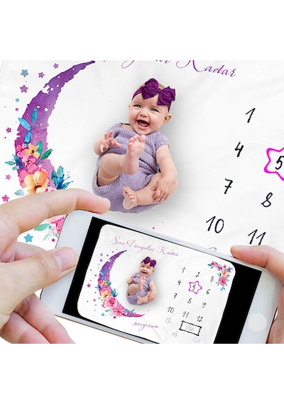 Pelikandükkan Moky Design Anı Battaniyesi, Bebek Hediyelik Aylık Fotoğraf Çekim (490079462) Pelikandükkan Moky Design Anı Battaniyesi, Bebek Hediyelik Aylık Fotoğraf Çekim (490079462)