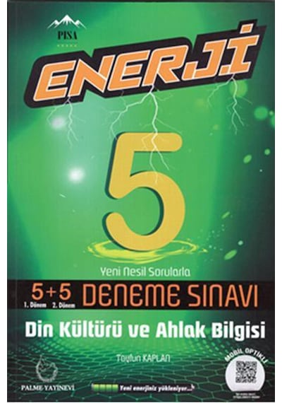 Palme Yayınları 5. Sınıf Din Kültürü Ve Ahlak Bilgisi 5+5 Enerji Deneme Sınavı Palme