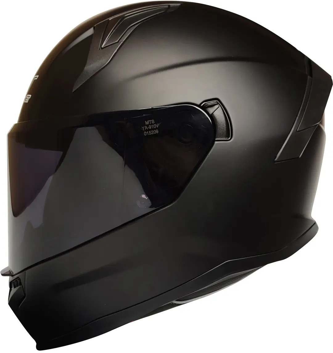 Mts M 910 Güneş Vizörlü Dot/Ce Onaylı Full Face Motosiklet Kaskı Siyah