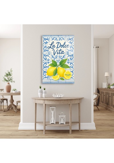 La Dolce Vita Limon Cini - Cam Tablo - Deg1616 60 X 90 Cm