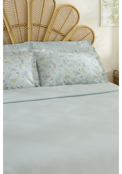 Karaca Home Noa Bambu Tek Kişilik Pike Takımı Mint Mint