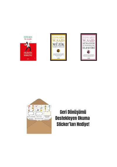 Filistin Sorunu + Müzik Üzerine Görüşler + Hümanizm Ve Demokratik Eleştiri + Okuma Sticker'ları