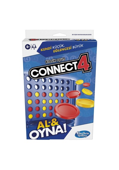 Hasbro Connect 4 Al & Oyna Kutu Oyunu - 2 Adet Tarı