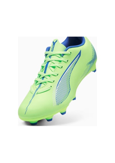 Puma Ultra 5 Play Fg/ag Çocuk Krampon Çim Halı Saha Uyumlu Dar Kalıp 10769503 Neon - Yeşil