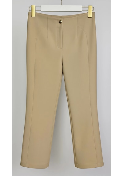 Sentez Sz-5603-b Bej Renk Milano Boru Paça Pantolon Çok Renkli