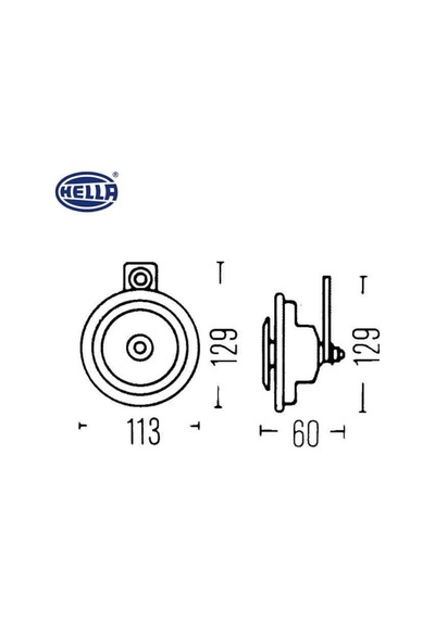 Hella 80v Didit Korna 335hz 116db Forklift-mercedes-john Deere