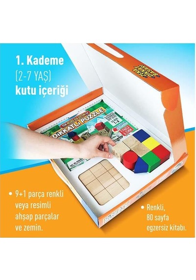 2-7 Yaş Adeda Dikkatli Puzzle Ilk Adım