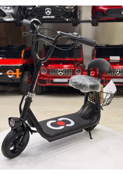 Mini Harley Oturaklı Scooter Siyah