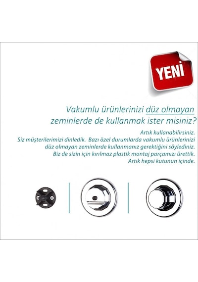 Teknotel Vakumlu Mika Diş Fırçalık Beyaz Dm274 Beyaz