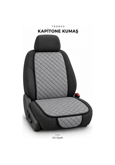Trobus Skoda Fabia 2007+ Kapitone Minder 7'li Gri Siyah