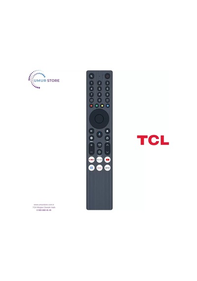 Tcl İle Uyumlu Model 85p8k Mikrofonlu Google Qled Tv Kumandası