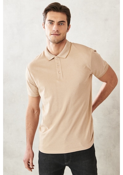 AC&Co / Altınyıldız Classics Erkek Lacıvert-acık Bej Beyaz-acık Sıyah Slim Fit Dar Kesim 3 'lü Kıvrılmaz Polo Yaka Tişört Çok Renkli AC&Co / Altınyıldız Classics Erkek Lacıvert-acık Bej Beyaz-acık Sıyah Slim Fit Dar Kesim 3 'lü Kıvrılmaz Polo Yaka Tişört Çok Renkli