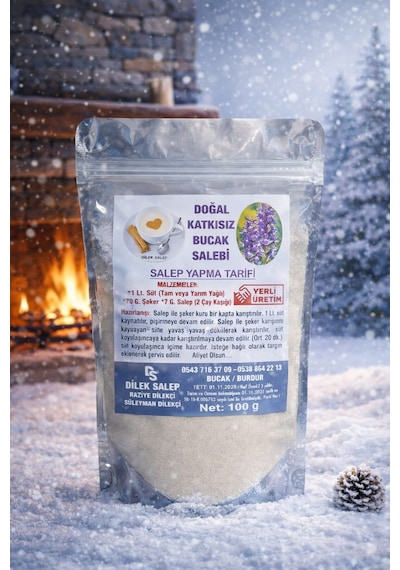 Meşhur Bucak Salebi,dilek Salep,salep 100g ,saf Salep