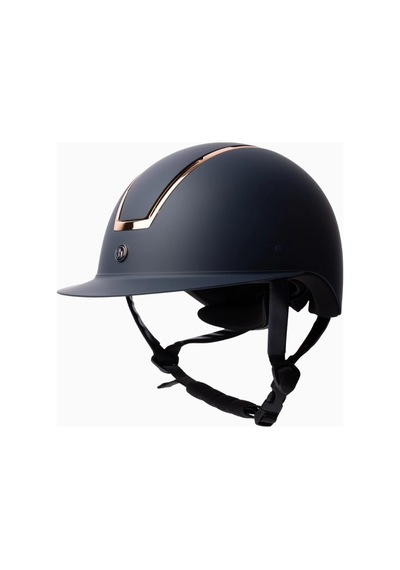 Horze Atmos Metallic Iı Binicilik Kaskı, Hafif, Şık & Sertifikalı Binici Ekipmanları Lacivert 55-57